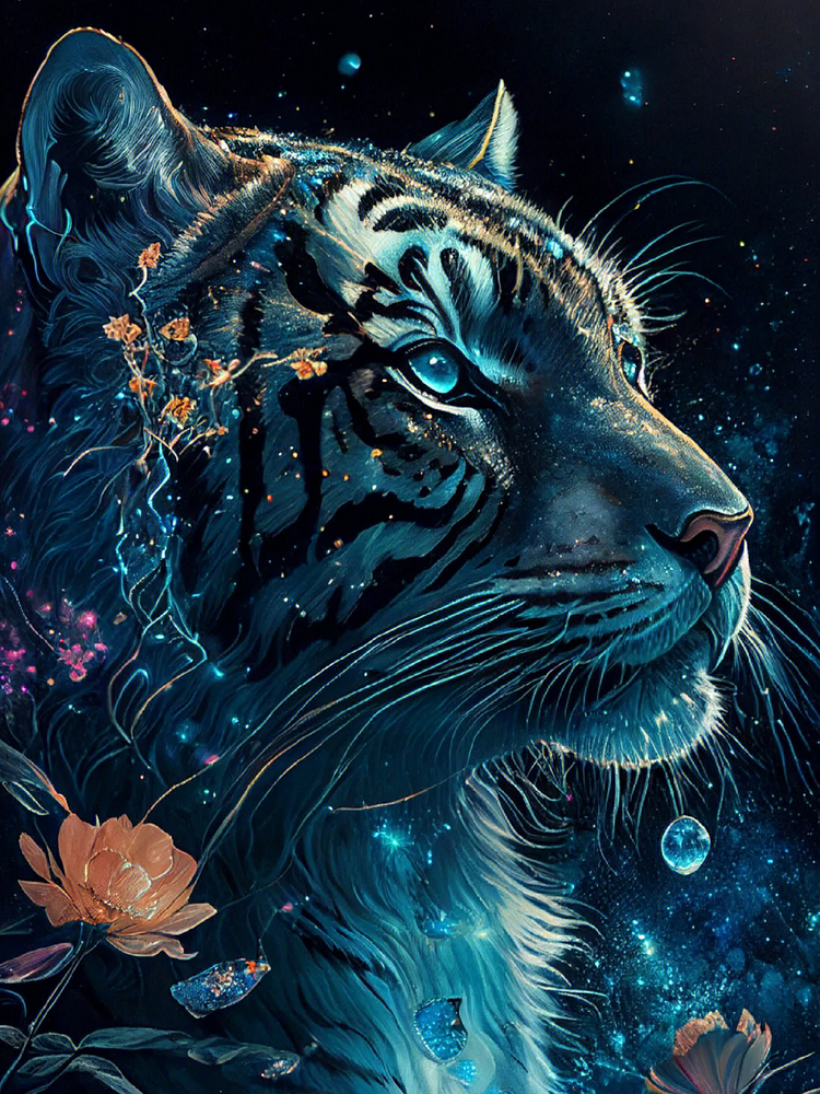Tiger - Customized AB Drill Diamond Painting gbfke