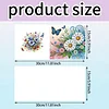 6Pcs Diamond Painting Daisies Greeting Card Set with Envelopes for Beginner Adult Holiday Gifts