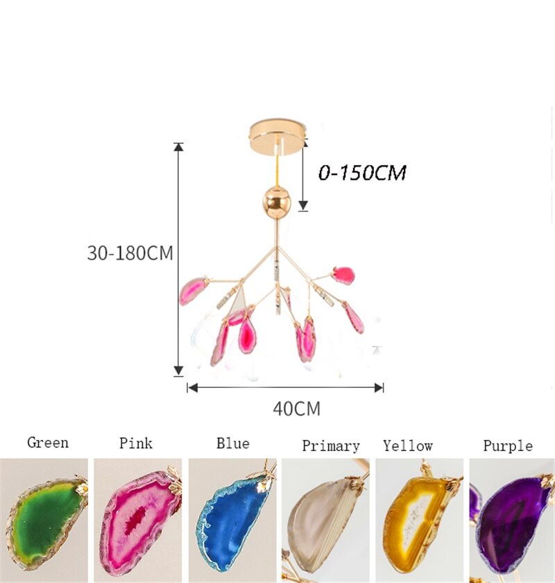 Nordic Luxury LED Chandeliers Modern Indoor Decor Master Bedroom Light Firefly Bedroom Living Room Lighting Kitchen Pendant Lamp