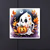 Cute Little Ghost-Full Round Diamond Painting 30*30CM