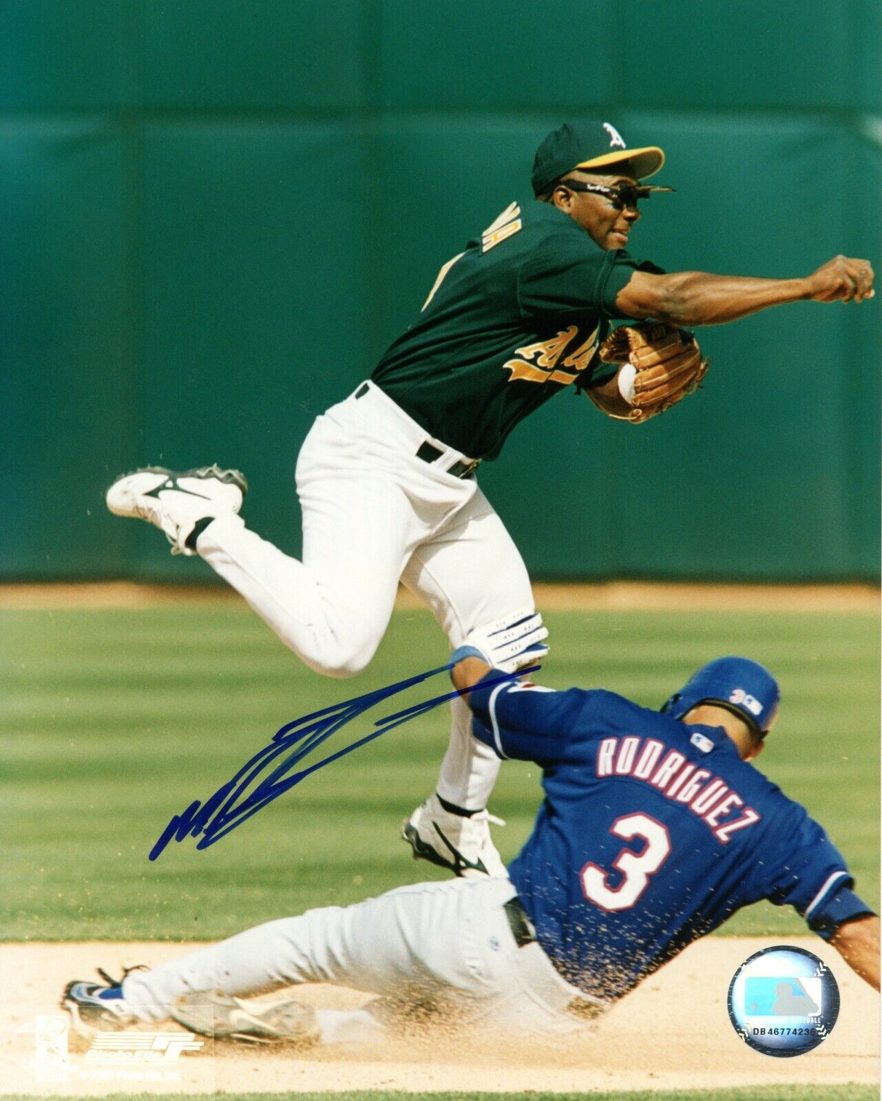 Miguel Tejada Oakland Athletics A's Autographed Signed 8x10 Photo Poster painting CFS COA