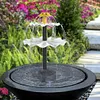 3 Tiered 3.5W Fountain Pump Multifunction Solar Bird Bath Fountain for Bird Bath