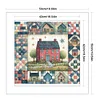 【Limited Stock Sale】Colorful House-11CT Stamped Cross Stitch 50*50cm