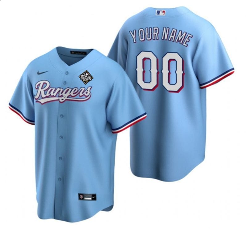 YOUTH Texas Rangers World Series Jerseys mysite