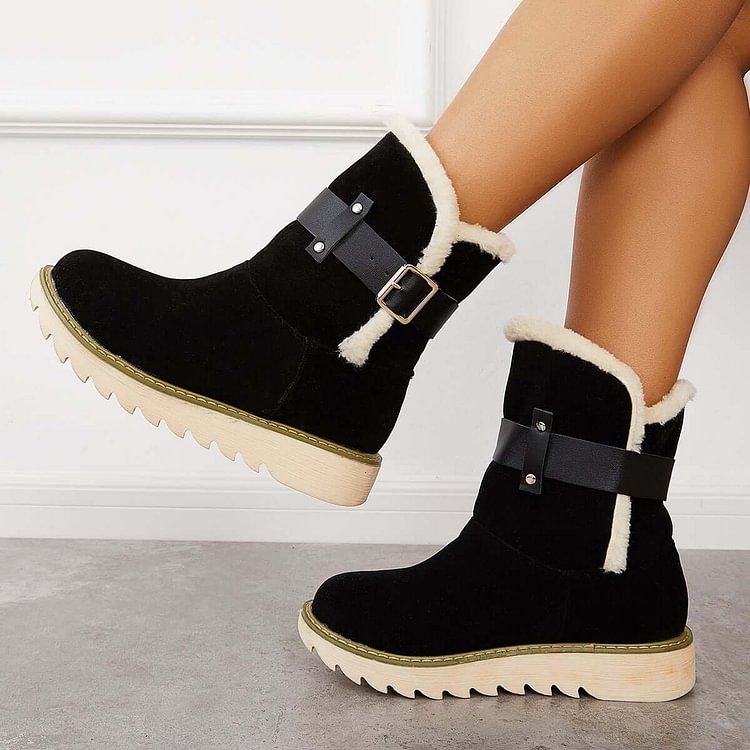 ankle lined boots