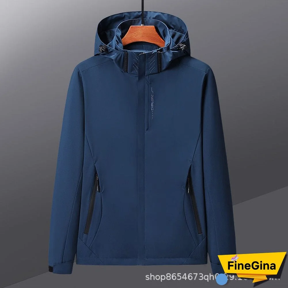 Men Women Windproof Waterproof Outdoor Sports Jacket Spring Autumn Thin Windbreaker Male Female Climbing Hiking Cycling Jackets