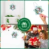 Flocon de neige d’hiver - pendentif bricolage 5d