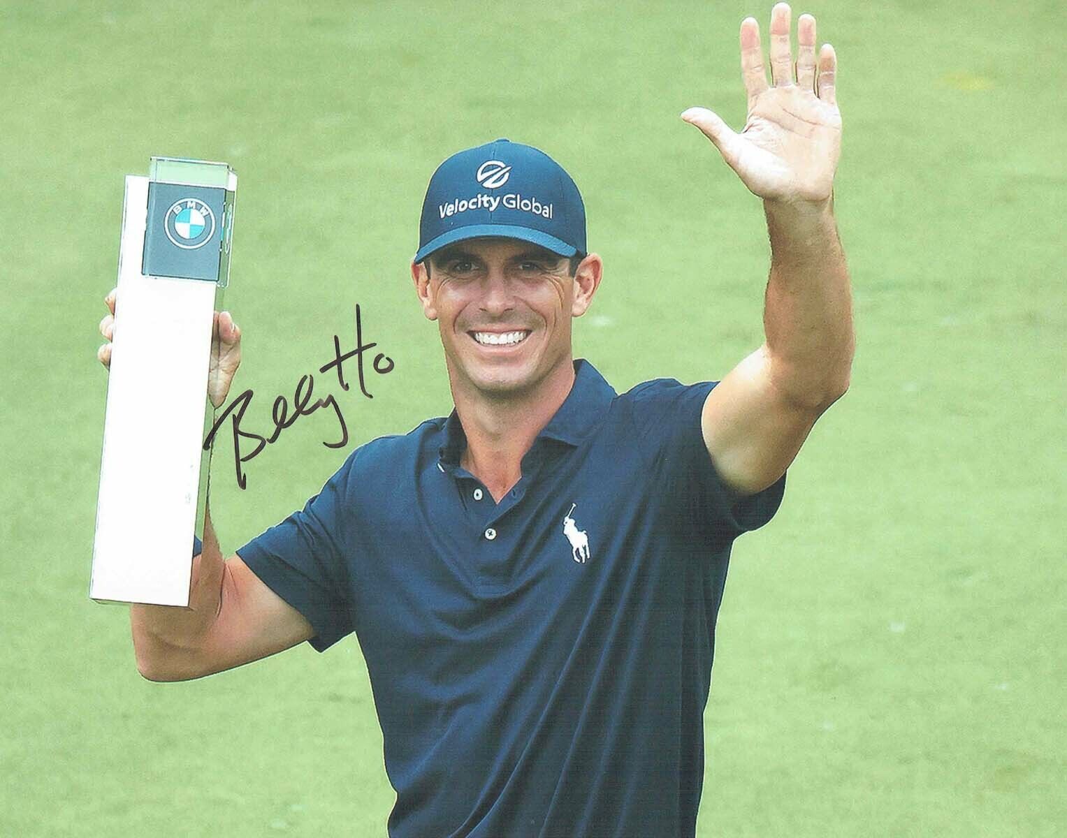 Billy HORSCHEL Signed 14x11 Photo Poster painting BMW Wentworth 2021 Golf Winner AFTAL RD COA