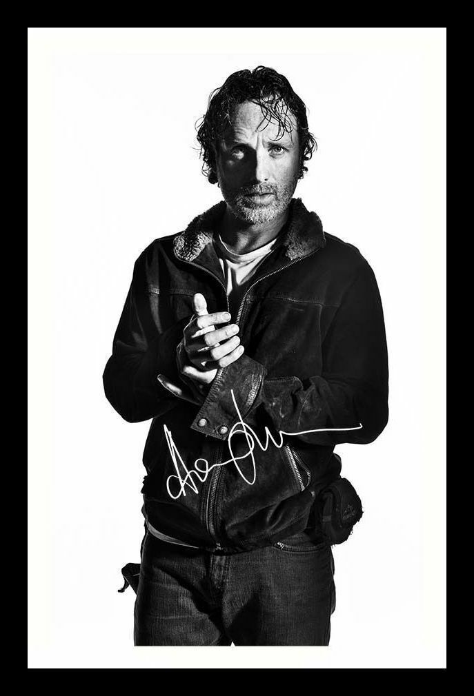 Andrew Lincoln - The Walking Dead Autograph Signed & Framed Photo Poster painting 23