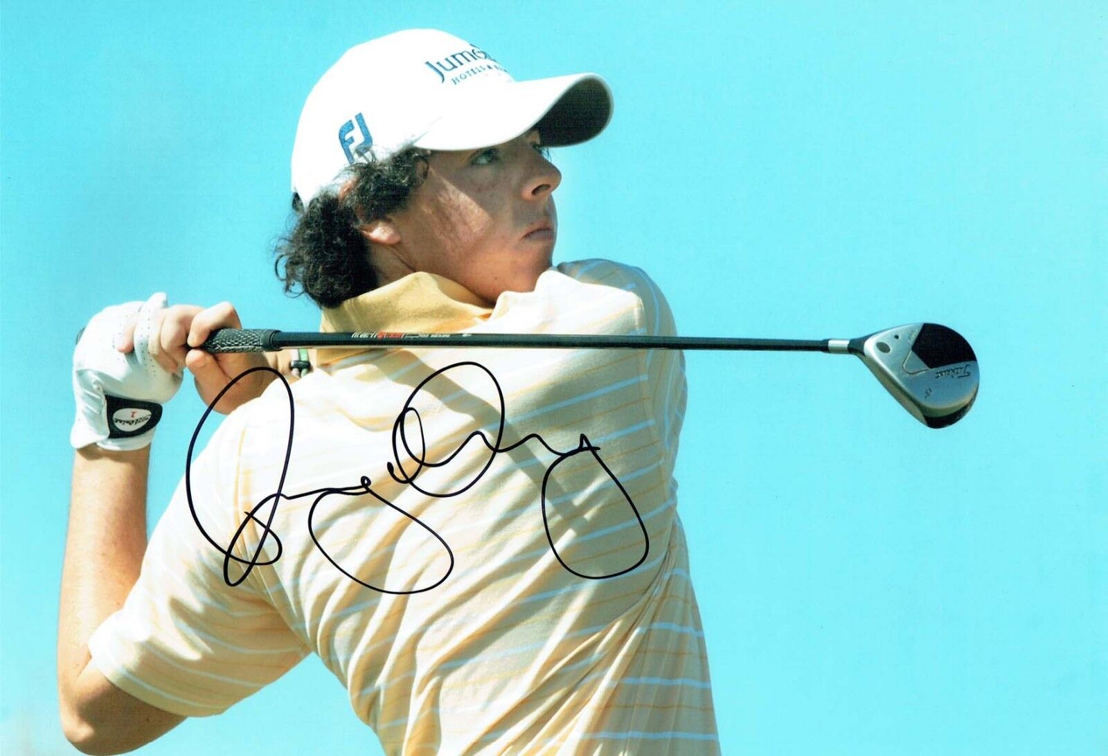 Rory McILROY SIGNED AUTOGRAPH 12x8 Photo Poster painting 7 AFTAL COA European Golf Ryder Cup