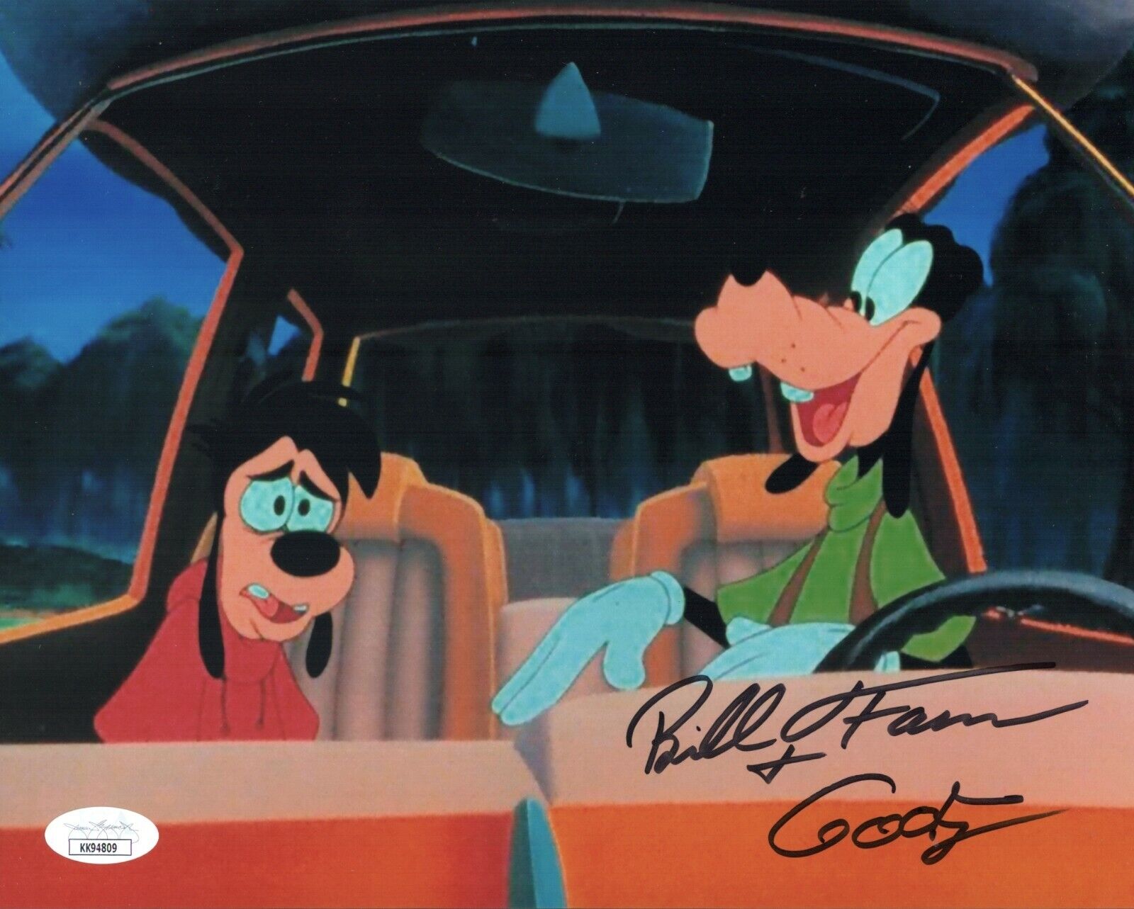 BILL FARMER Signed 8x10 A GOOFY MOVIE Goofy Photo Poster painting Disney Autograph JSA COA Cert