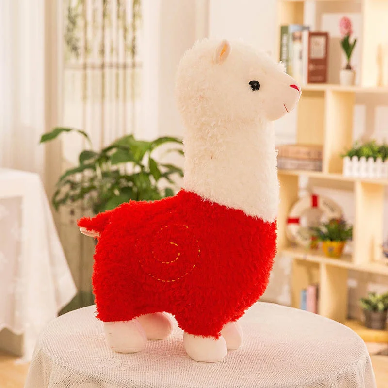 Mewaii® Cuteee Family Little Alpaca Stuffed Animal Kawaii Plush Pillow Squish Toy Home Decoration