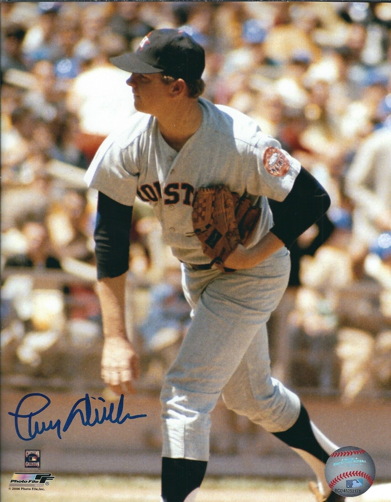 Signed 8x10 LARRY DIERKER Houston Astros Autographed Photo Poster painting - w/COA