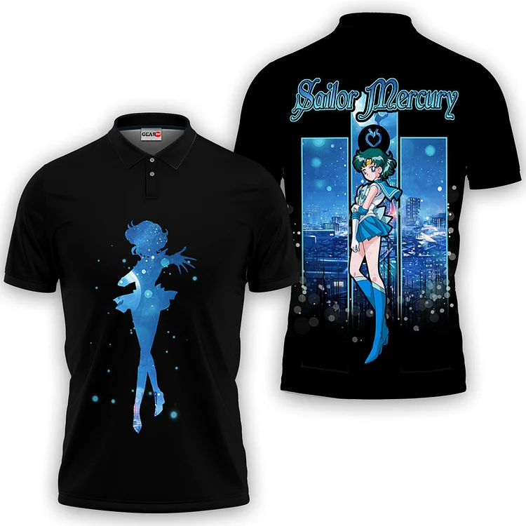 Sailor Mercury Polo Shirts