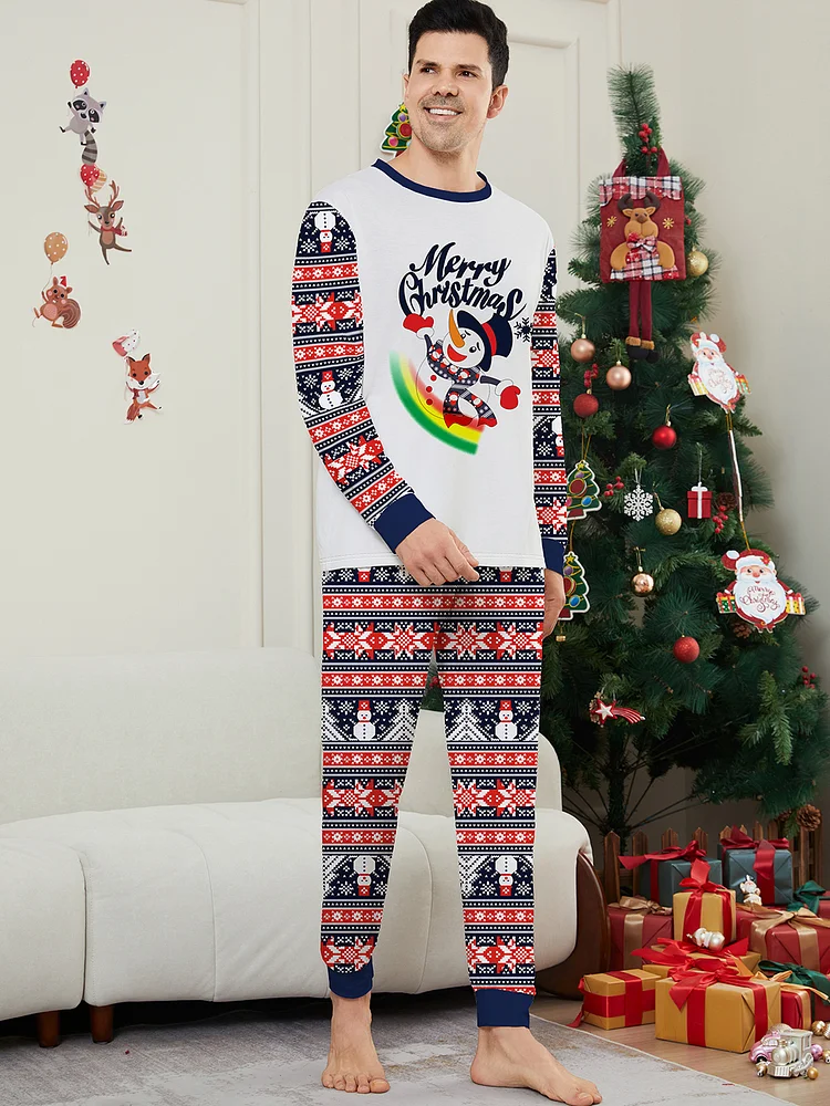 PASUXI Family Christmas Pjs Matching Sets Baby Christmas Matching Jammies for Adults and Kids Holiday Xmas Sleepwear Set huanwei