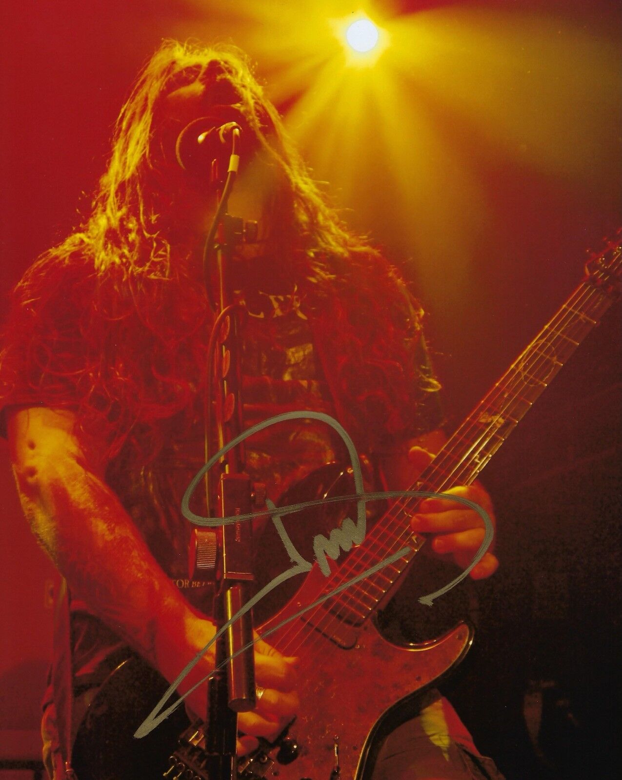 GFA Sepultura Guitarist * ANDREAS KISSER * Signed Autograph 8x10 Photo Poster painting A1 COA