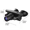 Z9157 Military-Grade Dual Monocular Telescope With Tactical Flashlight Supports Helmet-mounted Infrared Night Vision Equipment For Hunting Surveillance