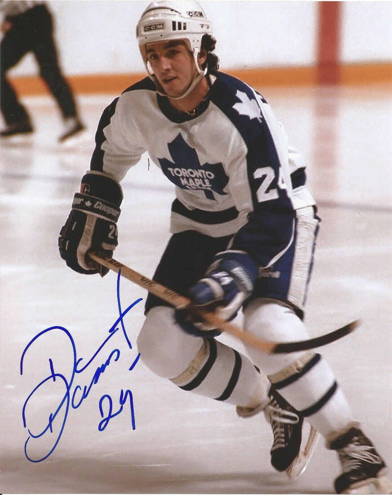 DAN DAOUST SIGNED TORONTO MAPLE LEAFS 8x10 Photo Poster painting w/COA