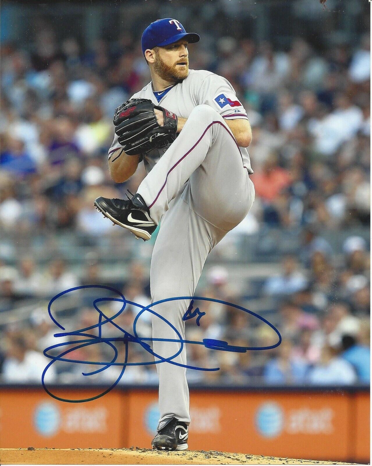 Ryan Dempster Autographed 8x10 Texas Rangers In Person #S720