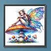 Diamond Painting-DIY Full Round Drill Mushroom Fairy