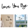 Love You Bye Wood Sign Wall Art Express Love and Warm for Your Family Lovers
