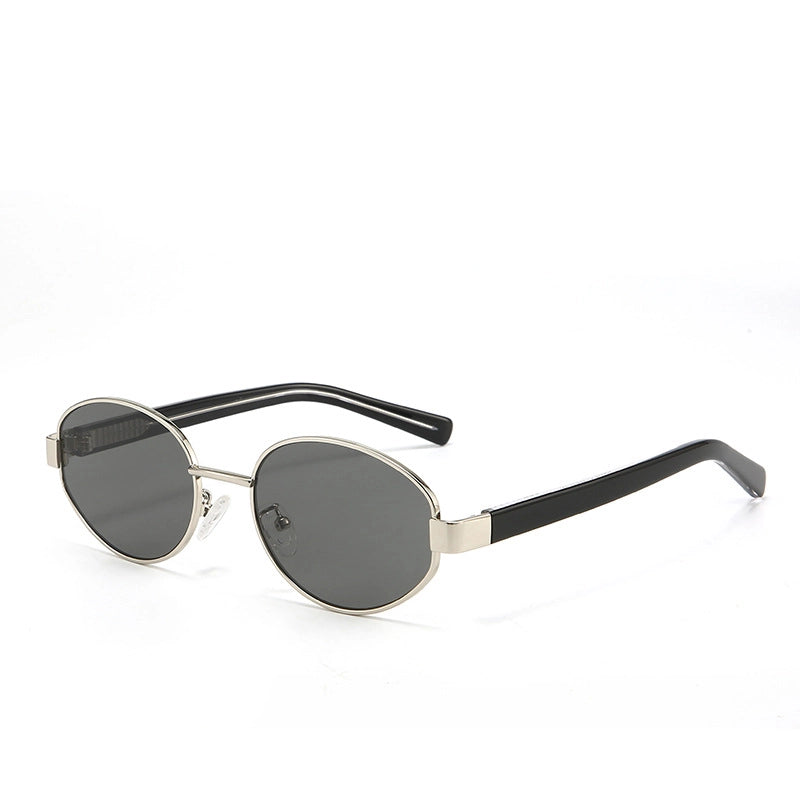 Cartoon Style Sweet Minimalist Multicolor Solid Color Nylon Cat Eye Full Frame Glasses