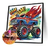 Captain America SUV - speziell geformtes Diamond Painting - 30*30cm