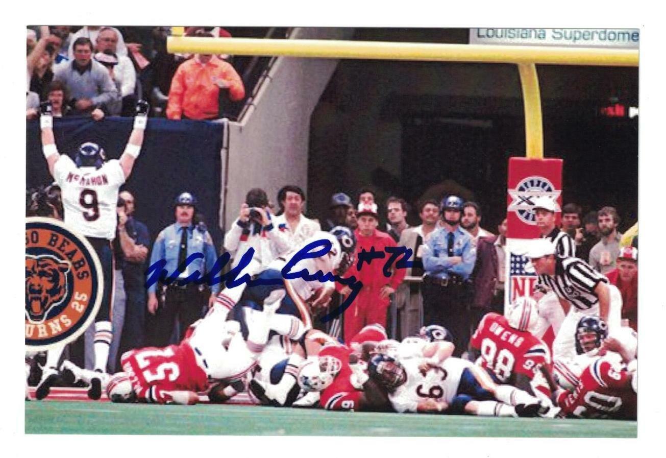 William The Fridge Perry Signed Autographed 4x6 Photo Poster painting Chicago Bears Touchdown