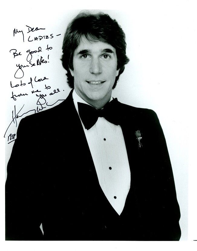 HENRY WINKLER Signed Photo Poster painting - 1980