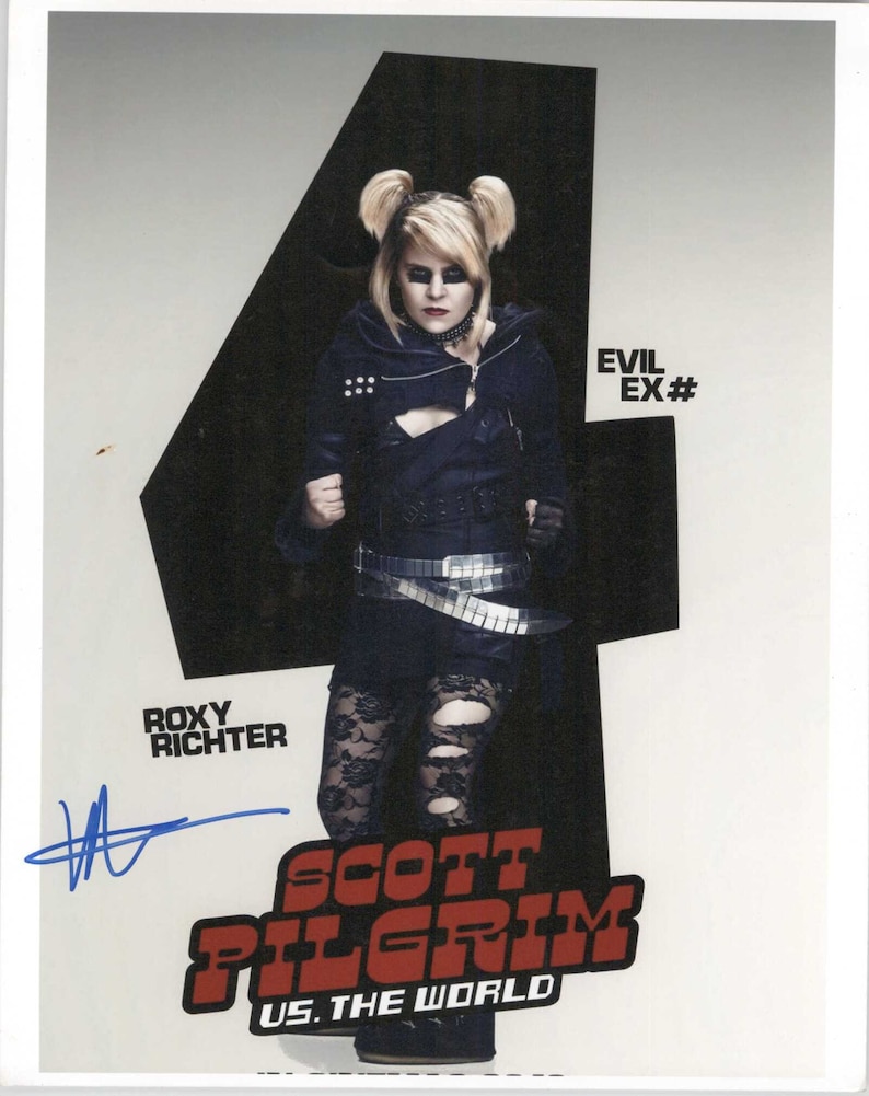 Mae Whitman Signed Autographed Scott Pilgrim vs. The World