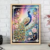 Diamond Painting-DIY Special Shaped Drill Pearl Painting Peacock(30x40cm)