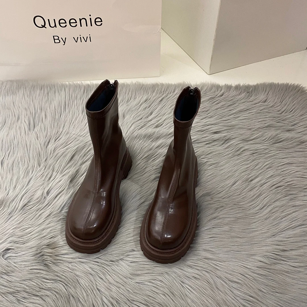 Breakj Breakj Skinny Martin Boots Children's Shoes 2025 Summer Small Ankle Boots Spring And Autumn Winter Boots Single Boots