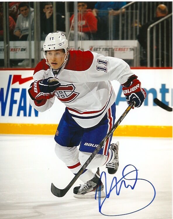 Montreal Canadiens Brendan Gallagher Signed Autographed 8x10 Photo Poster painting COA H