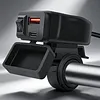 Motorcycle USB Charger 12V Dual USB Type C PD & QC 3.0 Motorcycle Phone Charger with ON/Off Switch for Phone Tablet GPS etc