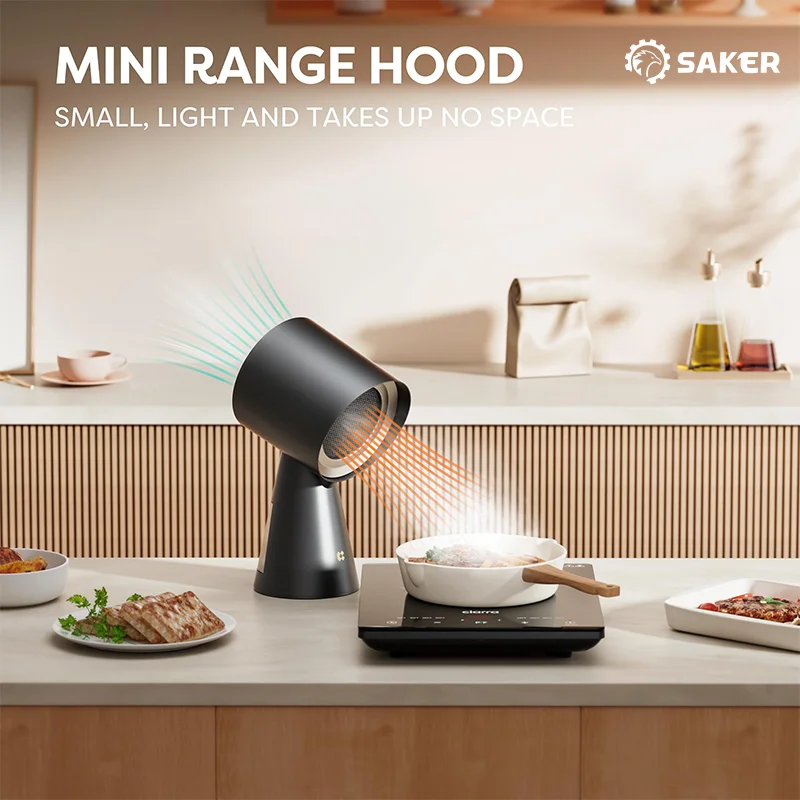 Mini Desktop Range Hood Lightweight Range Hood for Apartment Hot Pot Kitchen  
