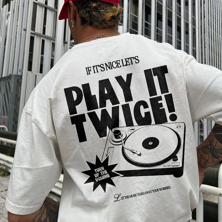 If It's Nice Let's Play It Twice T-shirt