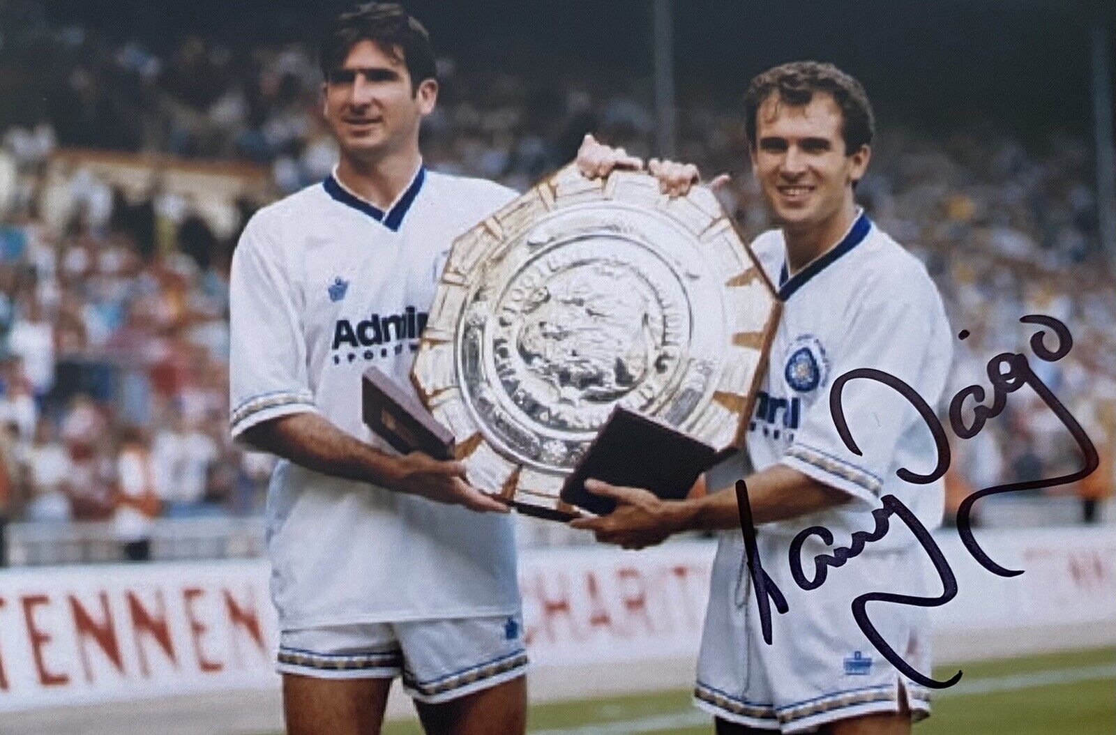 Tony Dorigo Genuine Hand Signed Leeds United 6X4 Photo Poster painting 2