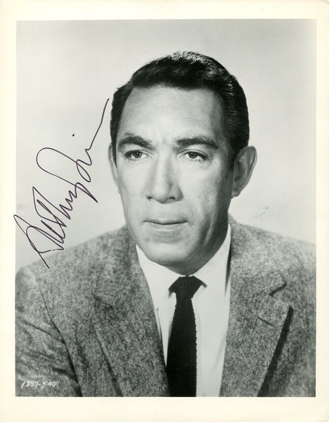 Handsome Vintage ANTHONY QUINN Portrait