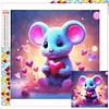 uk.everydayedeals (Limited Stock)Diamond Painting - Full Square - Heart Mouse(35*35cm)