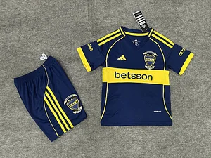 2025-2026 Boca Juniors Home Football Jersey 1:1 Thai Quality Kids Size
