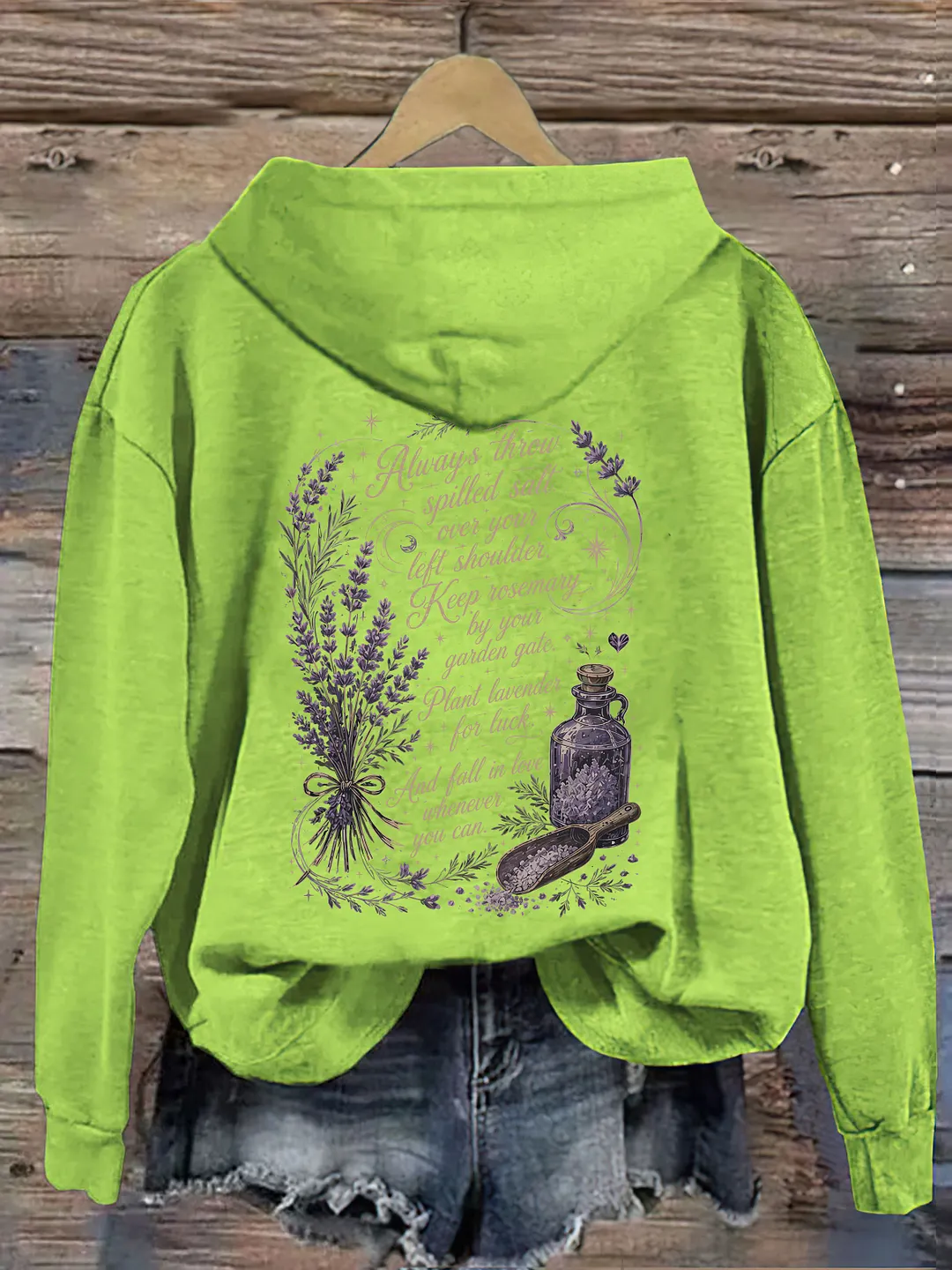 Plant Lavender For Luck Hoodie