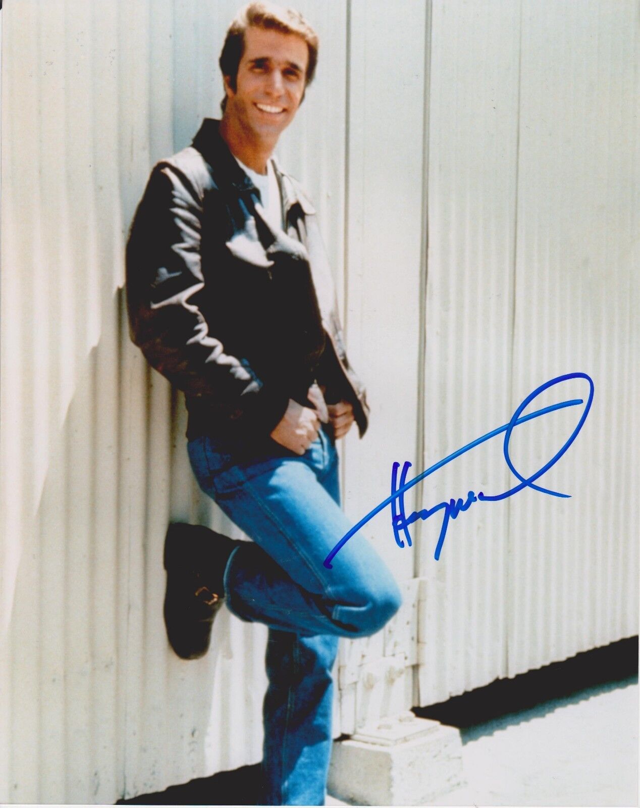 Henry Winkler Signed Photo Poster painting - THE FONZ - Happy Days - COOL!!! #3