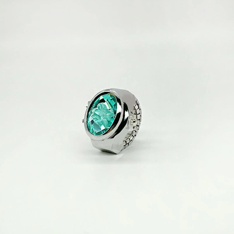 Retro Solid Color Quartz Watch Rings Women’s Watches