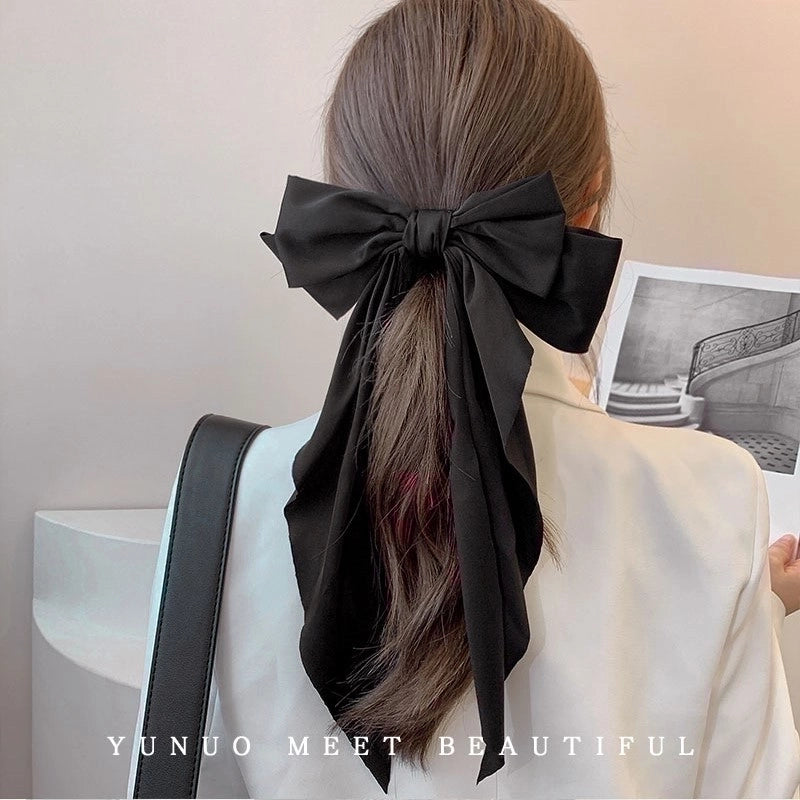 Women’s Sweet Minimalist Bow Knot Cloth Hair Clip