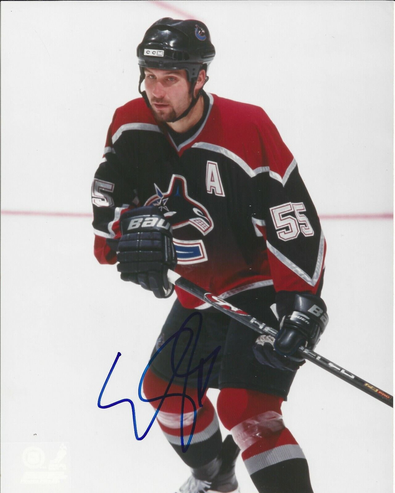 Ed Jovanovski Autographed 8x10 Vancouver Canucks RareB581