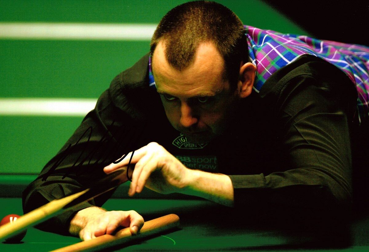 Mark Williams SIGNED Autograph 12x8 Photo Poster painting AFTAL COA 2x Snooker World Champion