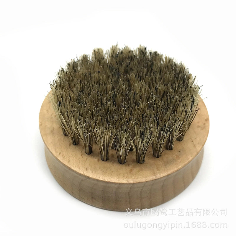 Manufacturer In Stock Special Offer Men’s Curved Beard Brush Facial Beard Brush Men’s Care Tools