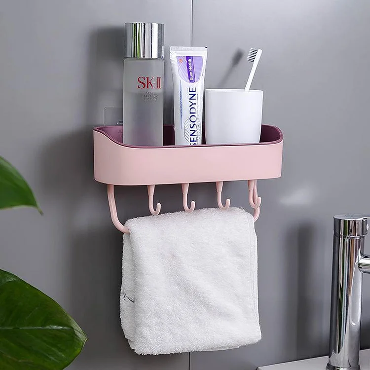 Simple Bathroom Wall Shelf