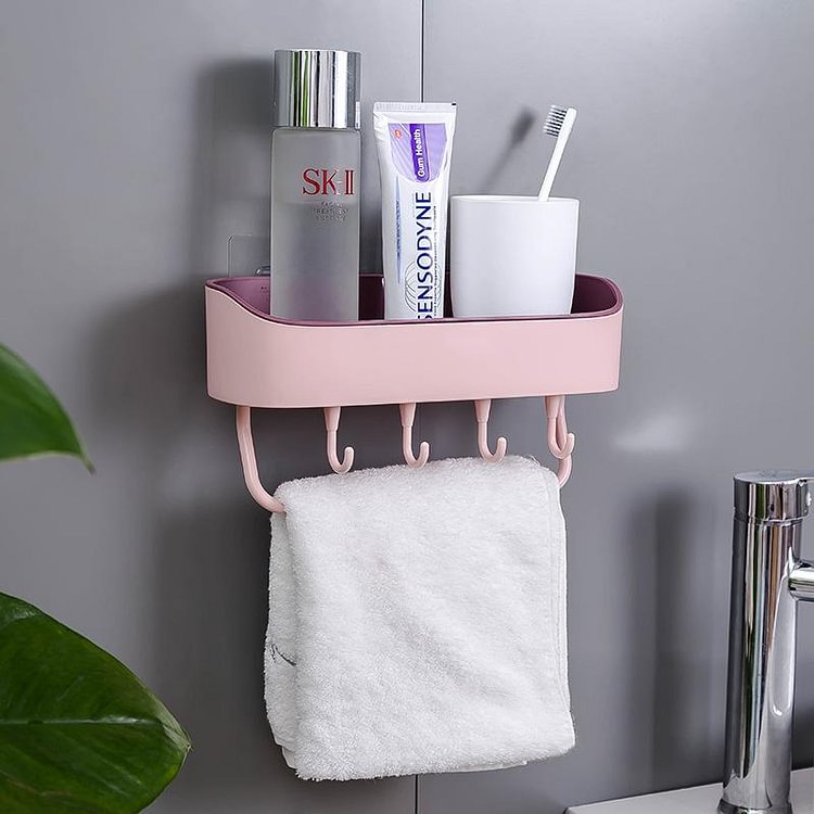 Simple Bathroom Wall Shelf