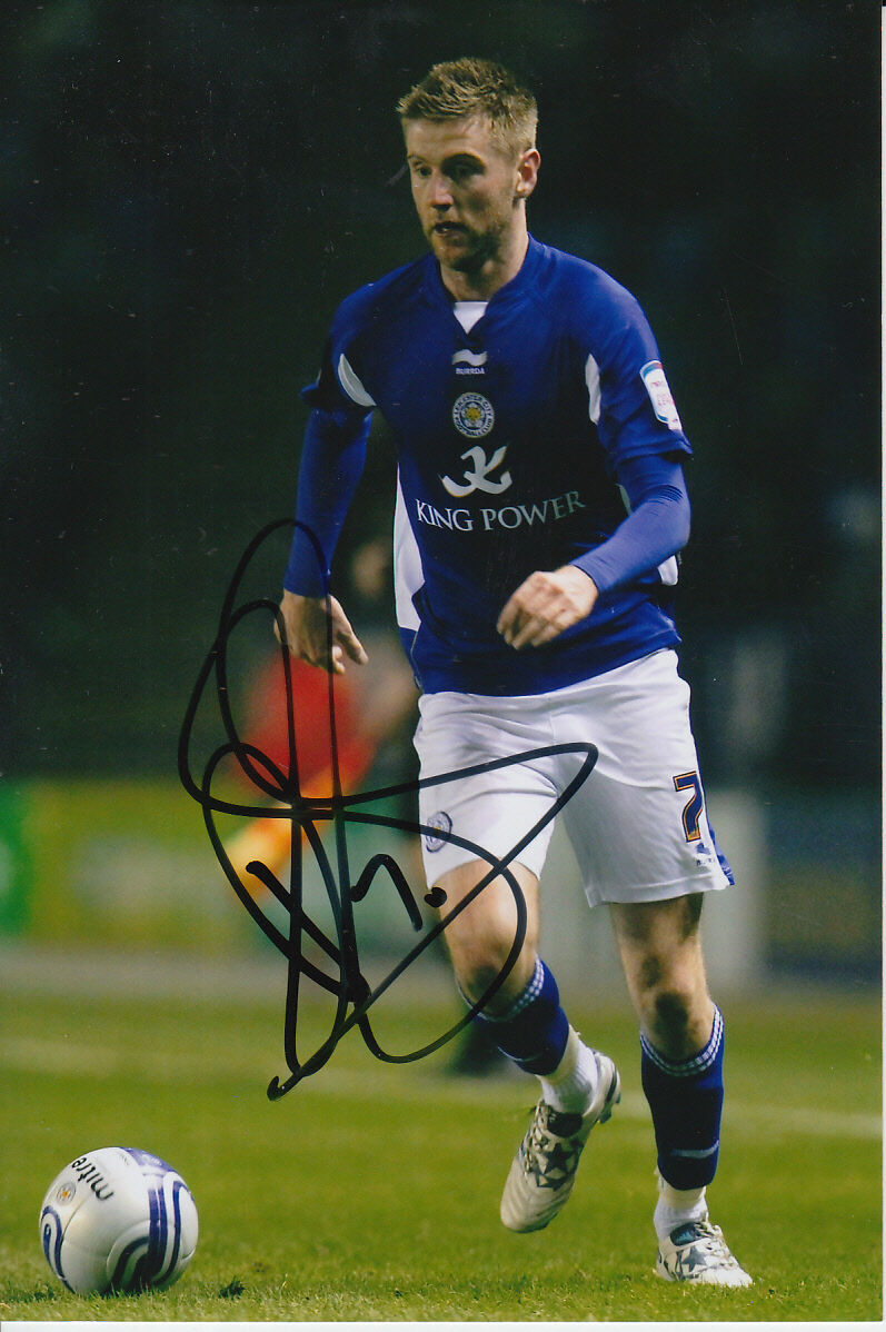 LEICESTER CITY HAND SIGNED PAUL GALLAGHER 6X4 Photo Poster painting 1.